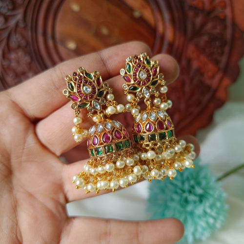 Amazing Flower Design Jhumkas - New arrivals