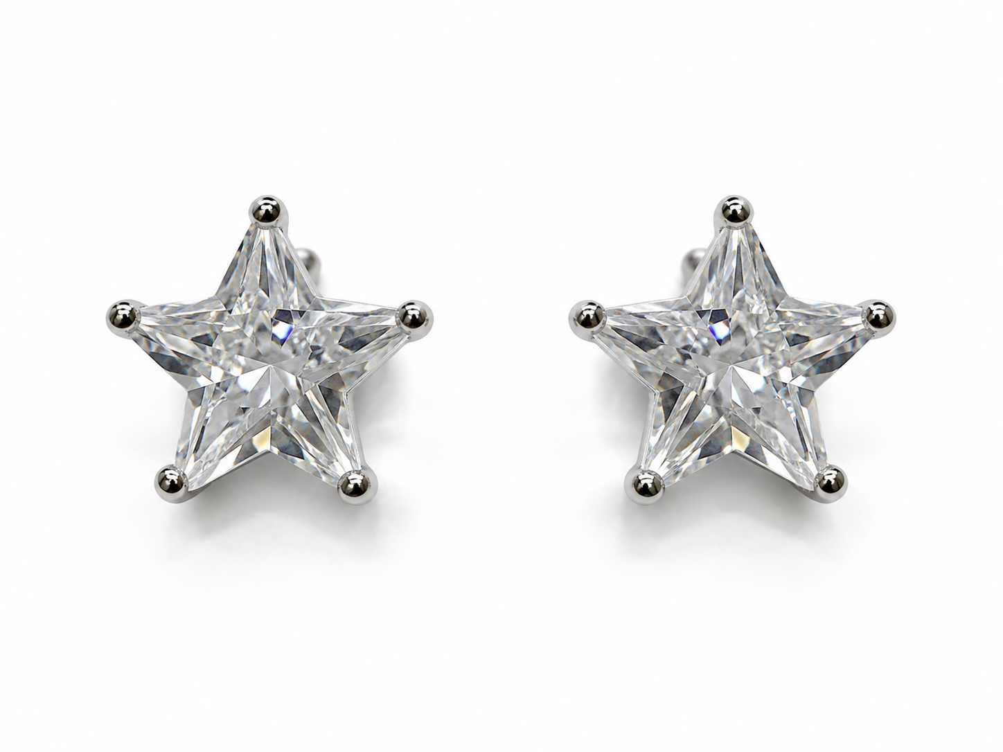 Star Cubic Zirconia Studs