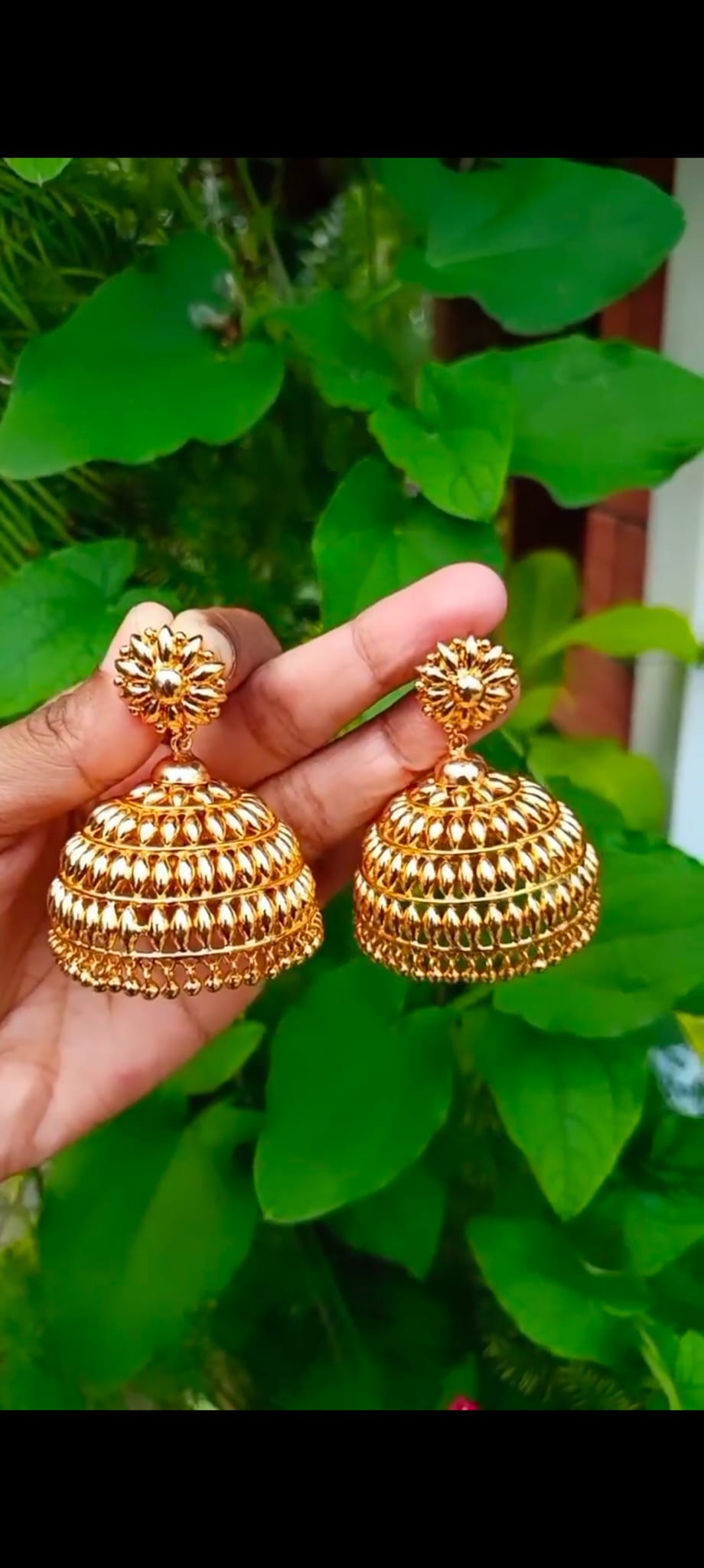 Simple elegant Festive Jhumkas