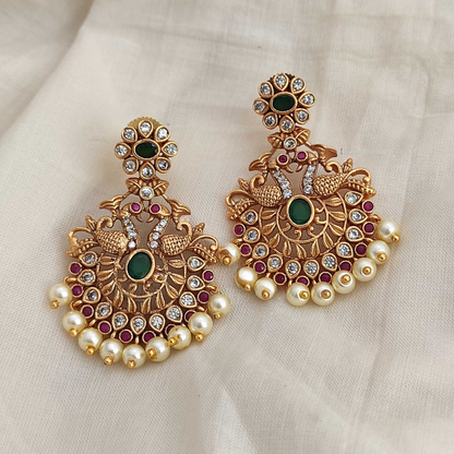 Elegant Peacock Earrings